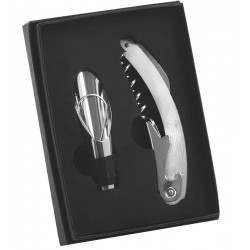 Jogo 2 Peças Para Vinho Com Estojo Mimo Style